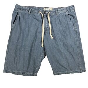 Lucky Brand Denim Blue Jeans Bermuda Shorts Size 40‎  Women's With Drawstring